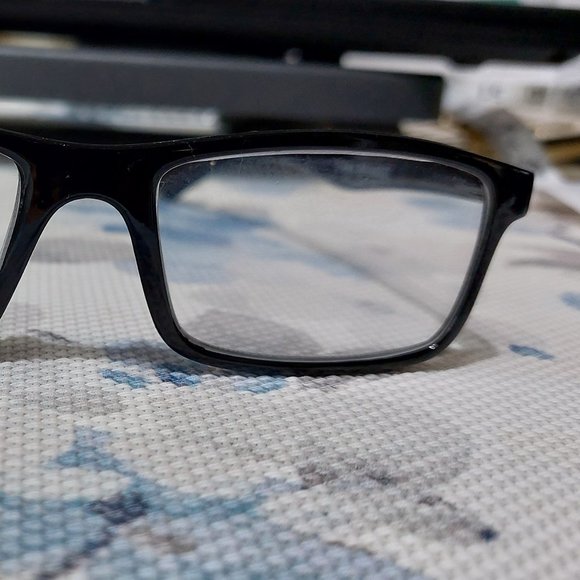 Simple Black Geek Frame Readers +1.25 Power Simple Everyday Usage Stylish Trendy - Picture 2 of 8